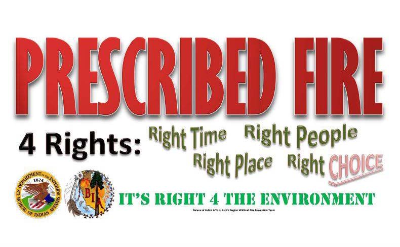 Prescribed Fire 4 Rights: Right Time, Right People, Right Place, Right Choice. Prescribed Fire 4 Rights: Right Time, Right People, Right Place, Right Choice.