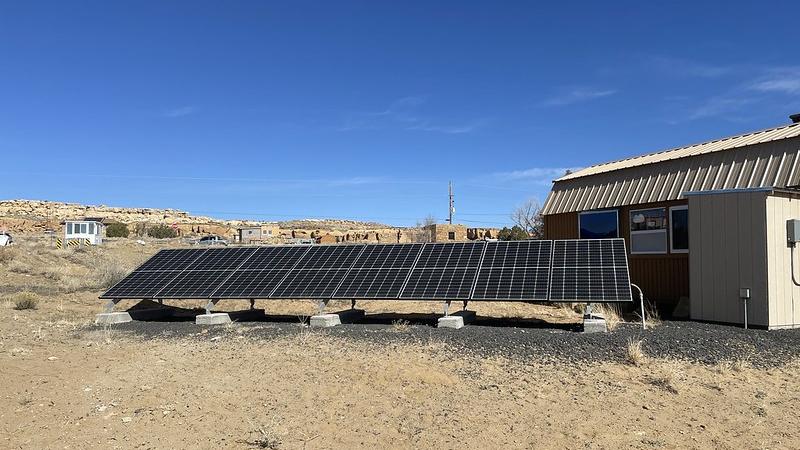 Solar panel on the Hopi Reservation